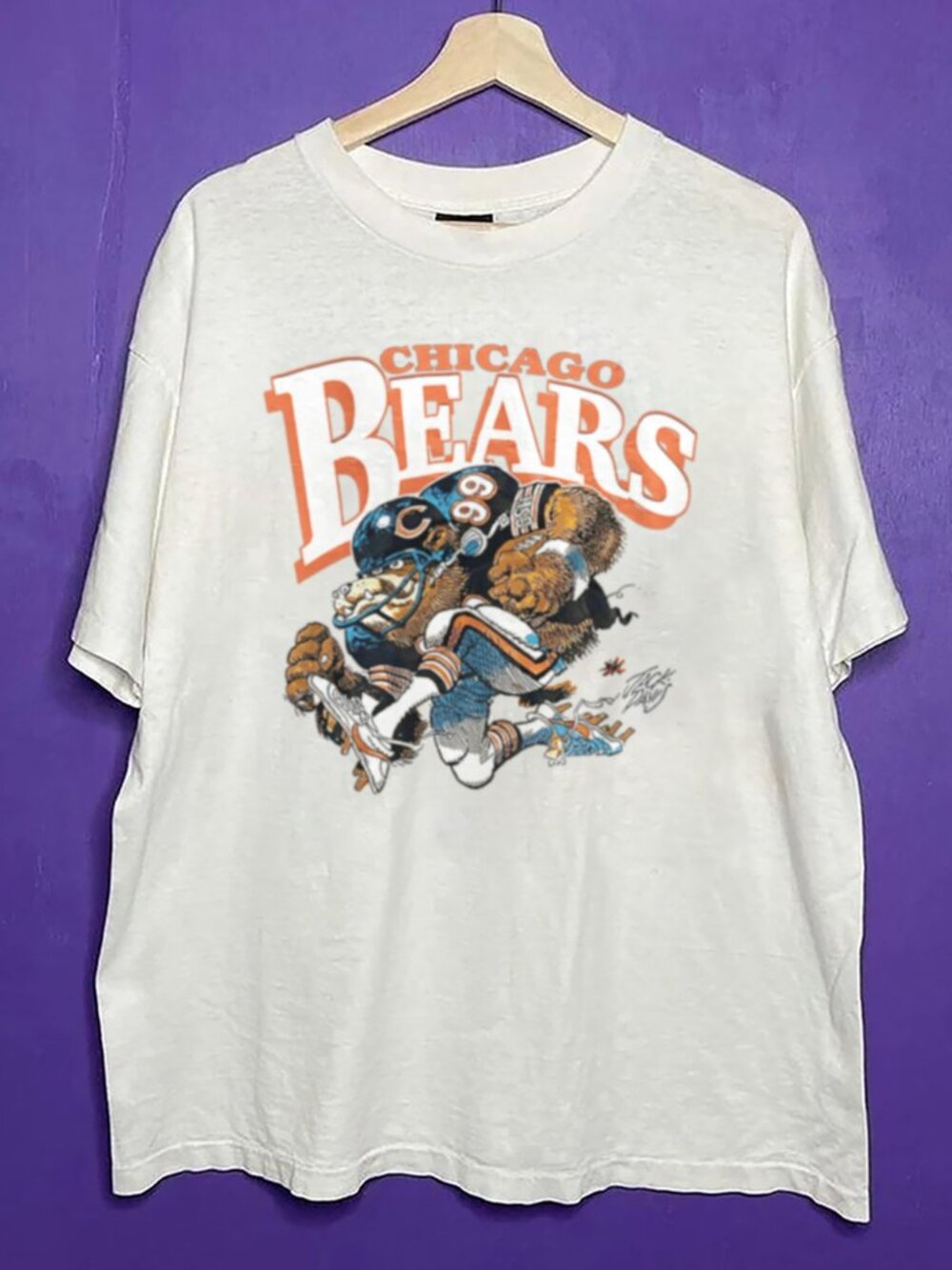 Vintage Chicago Bears Football Unisex Style Shirt, Retro NFL Chicago Bears Shirt